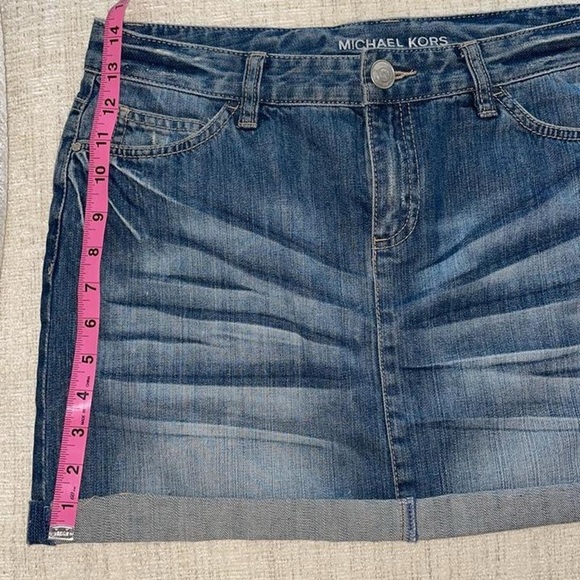 Michael Kors Denim Skirt - Picture 2 of 4